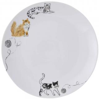 Ulster Weavers Porcelánový jídelní talíř Feline Friends  ø27 cm