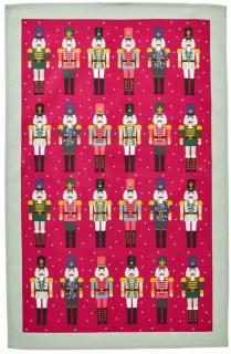 Ulster Weavers Vánoční kuchyňská utěrka Nutcracker Red 100% bavlna 70x45 cm