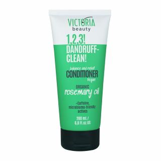 Victoria Beauty 1,2,3 DANDRUFF-CLEAN! Balzám na vlasy proti lupům s rozmarýnovým olejem 200 mL