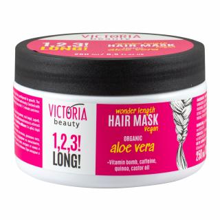 Victoria beauty 1,2,3 LONG! Maska na vlasy pro podporu růstu s aloe verou 250 mL