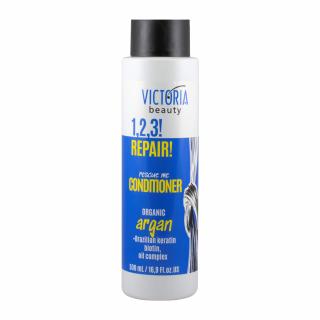 Victoria beauty 1,2,3 REPAIR! Regenerační vlasový kondicionér s arganovým olejem a brazilským keratinem 500 mL