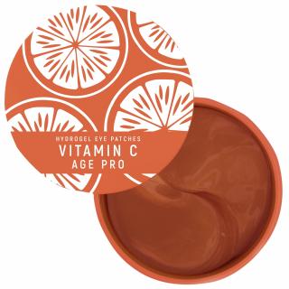 Victoria beauty AGE PRO Vitamin C Projasňující hydrogelové oční masky s kyselinou hyaluronovou 60 ks