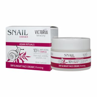 Victoria beauty Asian Rituals Snail extract Protivráskový zpevňující Denní a noční krém se šnečím extraktem 50 mL