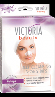 Victoria Beauty Čisticí pásky na nos, 6 ks