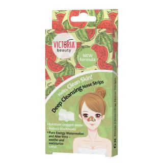 Victoria beauty Čisticí pásky na nos s výtažkem z melounu 6 ks