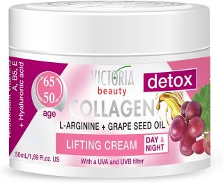 Victoria Beauty Collagen 50+ Denní a noční liftingový krém s kolagenem a kyselinou hyaluronovou, 50 ml
