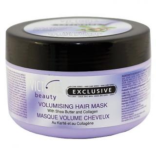 Victoria Beauty Exclusive Maska na vlasy pro dodání objemu s bambuckým máslem a kolagenem, 350 ml