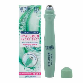 Victoria beauty Hyaluron HYDRA SHOT Oční roll-on 24 hodinová hydratace s niacinamidem a Aloe verou