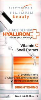 Victoria Beauty Hyaluron Pleťové sérum s vitamínem C a šnečím extraktem 20 ml