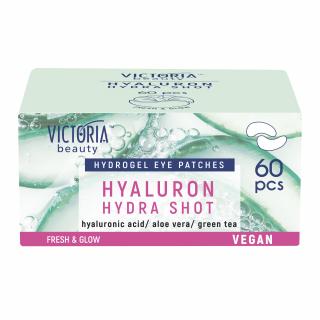 Victoria beauty HYDRA SHOT VEGAN Oční hydrogelové masky s kyselinou hyaluronovou a aloe verou 60 ks