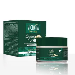 Victoria beauty Le jardin d´HEMP Noční protivráskový krém s výtažkem z konopí 50 ml
