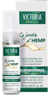 Victoria beauty Le jardin d´HEMP Oční hydratační krém s výtažkem z konopí 30 ml