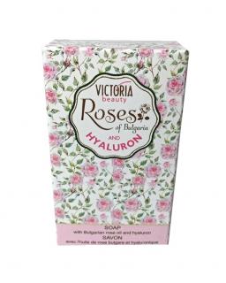 Victoria Beauty Mýdlo Roses and hyaluron s kyselinou hyaluronovou 70 g