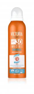 Victoria beauty Ochranný pleťový a tělový sprej SPF30 s vitamínem E 150 mL
