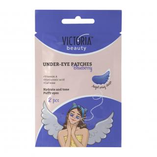 Victoria Beauty Oční hydratační maska Blueberry s kyselinou hyaluronovou proti otokům 1 pár 2 ks