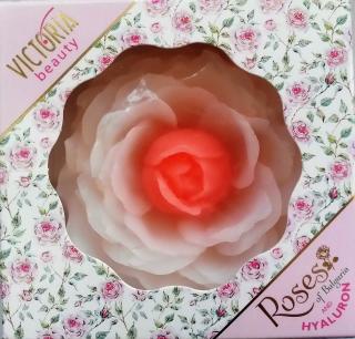 Victoria Beauty Roses and Hyaluron Glycerinové mýdlo v dárkové krabičce 90 g