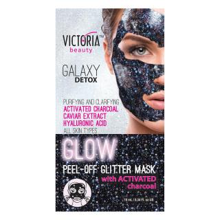Victoria Beauty Slupovací maska Galaxy Detox s aktivním uhlím 10 ml