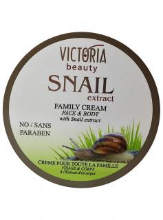 Victoria Beauty Snail extract Rodinný tělový krém se šnečím extraktem 200 ml