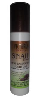 Victoria Beauty Snail Extract Vlasový fixátor kudrnatých vlasů se šnečím extraktem a vitamínem F, 3 v 1, 150 ml