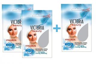 Victoria Beauty Victoria Beauty Kolagenová křišťálová oční maska, AKCE 2+1 ZDARMA