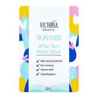 Victoria beuaty SUN KISS Zklidňující plátýnková maska po slunění s panthenolem