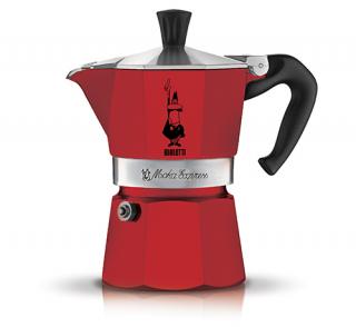 Bialetti Moka Express 6 porcí - červená