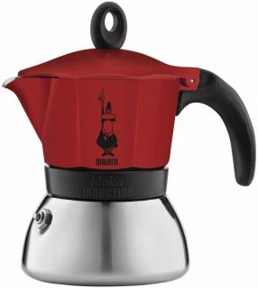 Bialetti Moka Induction 6 porcí Red