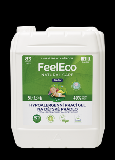FeelEco Hypoalergenní prací gel na dětské prádlo Baby 5 l, 83 PD