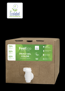 FeelEco Prací gel Color Bag in Box 10l, 166PD