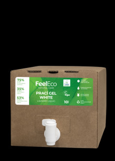 FeelEco Prací gel White Bag in Box 10 l, 166 PD