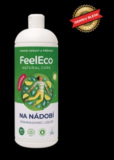FeelEco Prostředek na nádobí s vůní citronu 1 l