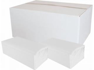 Papírové ručníky ZZ bílé 2vr.celuloza 4000ks (249)
