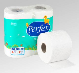 Toaletní papír Perfex plus 2vrstvý balení 4 roličky