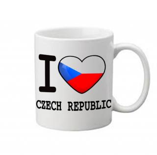 Hrnek mug hrnecek I love Czech Republic