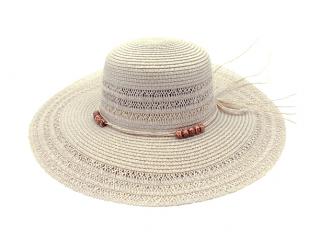 Dámský letní klobouk Beatrix bílý Velikost: Univerzální