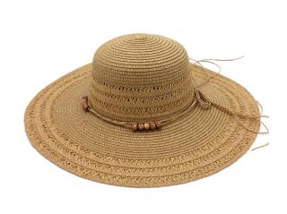 Dámský letní klobouk Beatrix hnědý Velikost: Univerzální