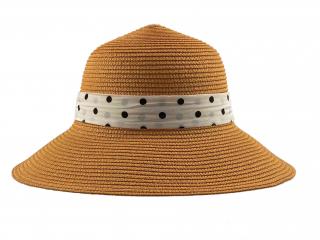Dámský letní klobouk Geraldine hnědý Velikost: Univerzální