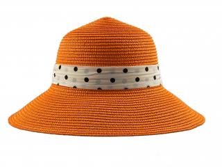 Dámský letní klobouk Geraldine oranžový Velikost: Univerzální