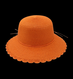 Dámský letní klobouk Hermine oranžový Velikost: 56/58 cm