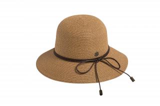 Dámský letní klobouk Larissa hnědý Velikost: Univerzální