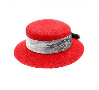 Dámský letní klobouk Lisa červený Velikost: Univerzální