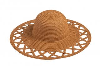 Dámský letní klobouk Yvette hnědý Velikost: Univerzální