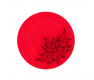 Dámský vlněný baret Fabiola červený Velikost: Univerzální