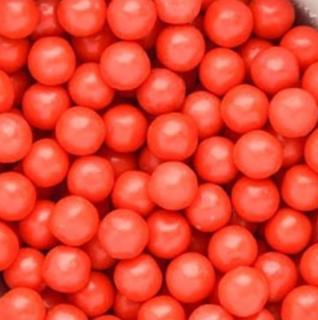 Cukrové perly 4 mm perleťově červené 50 g