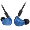 KZ ZS5 hybridní HiFi sluchátka do uší se čtyřmi měniči Modrá