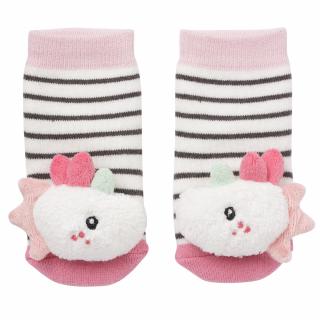 Baby Fehn Chrastící ponožky jednorožec, Aiko & Yuki