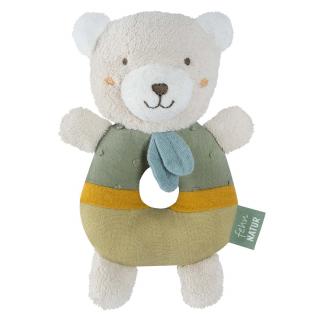 Baby Fehn Měkký kroužek medvěd, FehnNatur 3.0