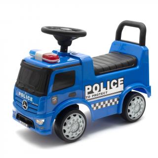 Baby Mix Dětské odrážedlo se zvukem, Mercedes POLICE modré