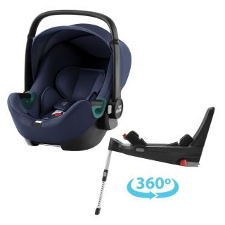 Britax Römer Autosedačka Baby-Safe 3 i-Size Flex Base 5Z Bundle, Indigo Blue