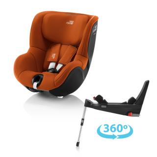 Britax Römer Autosedačka Dualfix 3 i-size Bundle Flex 5Z, Golden Cognac